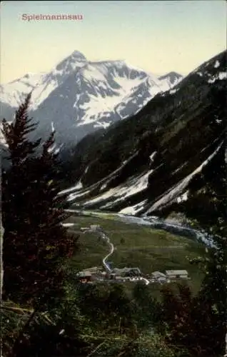Ak Spielmannsau Oberstdorf im Oberallgäu, Panorama
