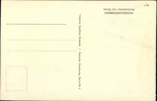 Ak Neubrandenburg, Marienkirche von Osten