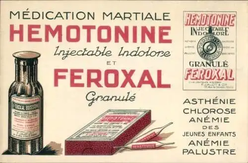 Ak Reklame, Hemotonine, Feroxal