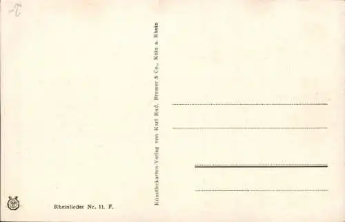 Ak Sternau, C.O., Rheinlied, Der Mäuseturm bei Bingen