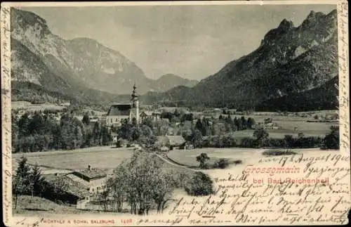 Ak Großgmain in Salzburg, Panorama