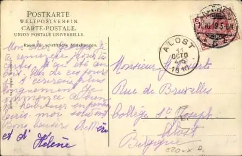 Ak Aachen in Nordrhein Westfalen, Hochstraße, Coiffeur