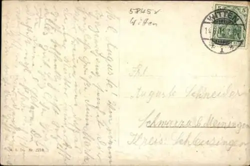 Ak Witten an der Ruhr, Forsthaus, Hohenstein