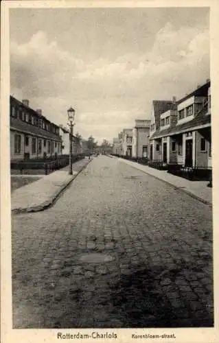 Ak Charlois Rotterdam Südholland Niederlande, Korenbloemstraat