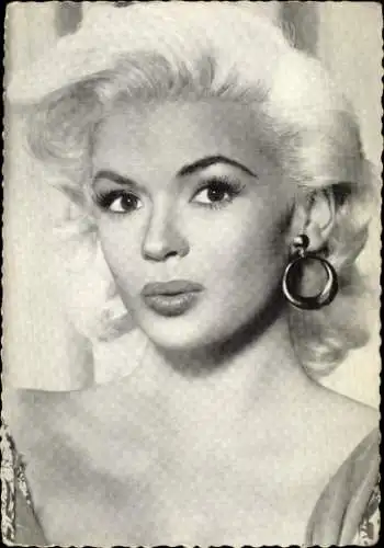 Ak Schauspielerin Jayne Mansfield, Portrait