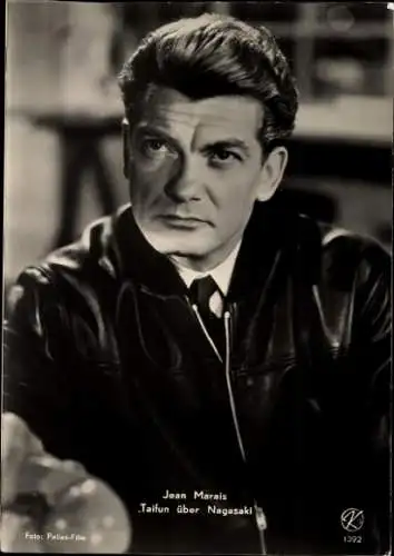 Ak Schauspieler Jean Marais, Portrait, Film Taifun über Nagasaki