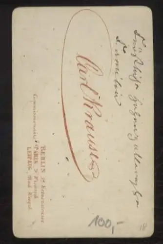 CdV Familienmitglieder des Fürstenhauses Hohenzollern-Sigmaringen