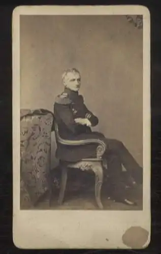 CdV Portrait Johann I. König von Sachsen