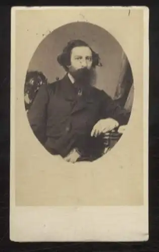 CdV Portrait Ferdinand Prinz von Sachsen-Coburg-Gotha