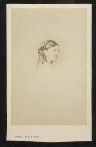 CdV Portrait Maria Amalia Herzogin von Hamilton, geb. Prinzessin von Baden