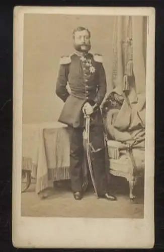 CdV Portrait Prinz Wilhelm von Baden