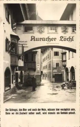 Ak Kufstein in Tirol, Restaurant Auracher Löchl