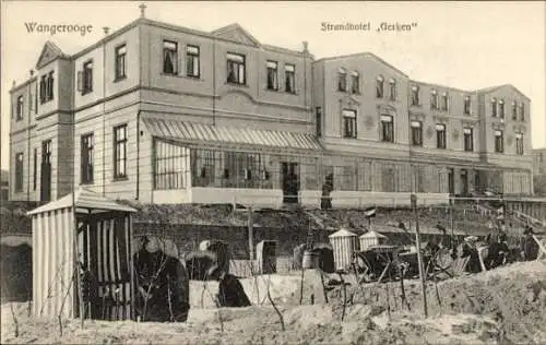 Ak Nordseebad Wangerooge in Ostfriesland, Strandhotel Gerken