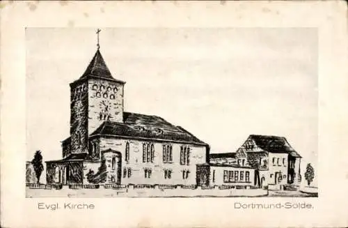 Ak Sölde Dortmund im Ruhrgebiet, Evangelische Kirche