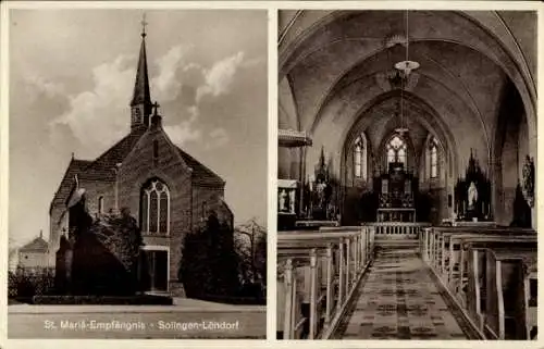 Ak Löhdorf Aufderhöhe Solingen, Sankt-Maria-Empfängnis-Kirche