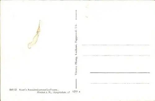 Ak Poppenroth Bad Kissingen Unterfranken Bayern, Straßenpartie