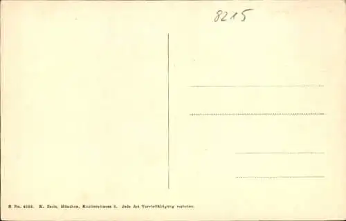 Ak Marquartstein im Chiemgau, Gasthof Hofwirt, Post, Vorderansicht