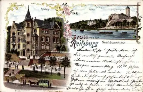 Litho Giebichenstein Halle an der Saale, Reilsburg