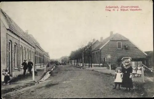 Ak Enschede Overijssel Niederlande, Schurink, Dwarsstraat