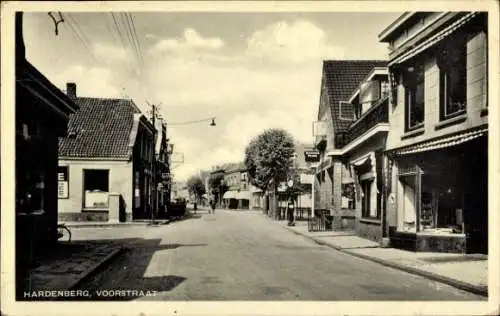 Ak Hardenberg Overijssel Niederlande, Voorstraat, Geschäfte