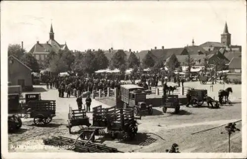 Ak Hardenberg Overijssel Niederlande, Markttag