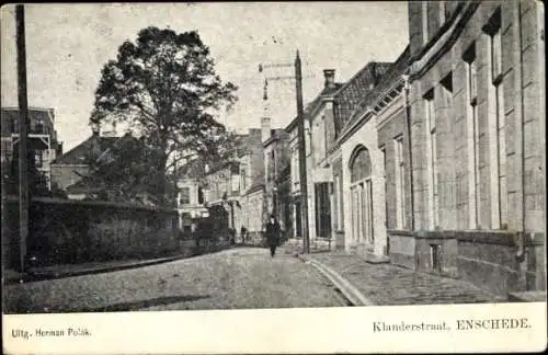 Ak Enschede Overijssel Niederlande, Klanderstraat