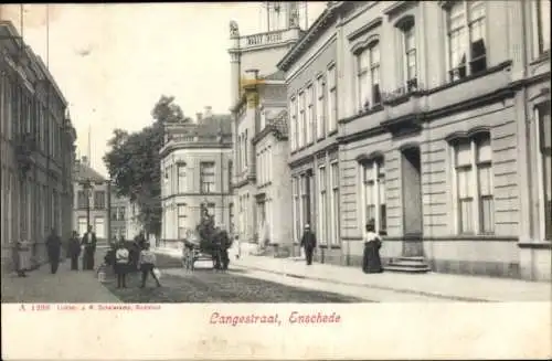 Ak Enschede Overijssel Niederlande, Langestraat
