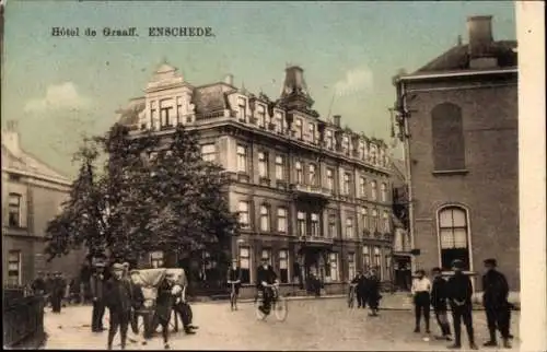 Ak Enschede Overijssel Niederlande, Hotel de Graaff