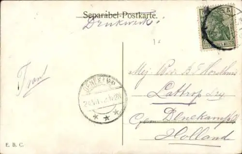 Ak Köln am Rhein, Rheinpanorama