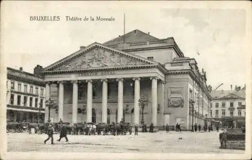 Ak Brüssel Brüssel, Théâtre de la Monnaie