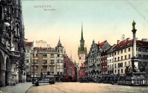 Ak München, Marienplatz