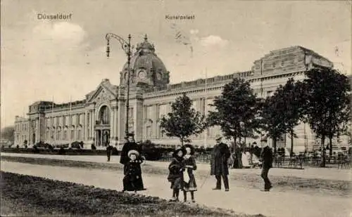 Ak Düsseldorf am Rhein, Kunstpalast