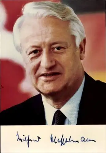 Foto Wilfried Hasselmann, CDU, Autogramm