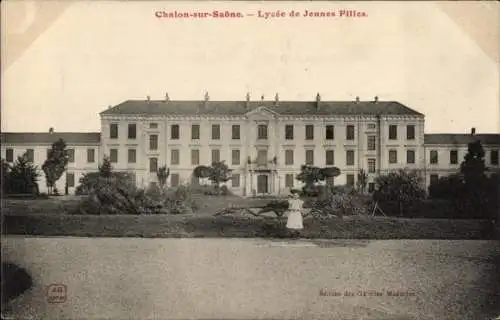 Ak Chalon sur Saône Saône et Loire, Mädchenhochschule