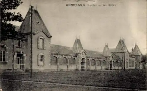 Ak Généralard Saône et Loire, Schulen