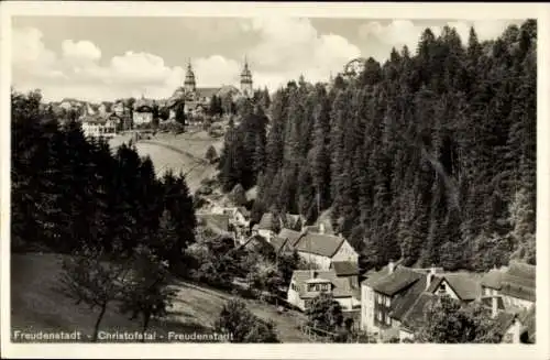 Ak Freudenstadt im Schwarzwald, Christofstal, Teilansicht