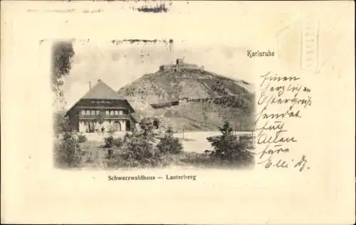 Ak Karlsruhe in Baden, Schwarzwaldhaus Lauterberg