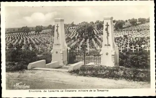 Ak Ablain Saint Nazaire Pas de Calais, Notre Dame de Lorette, Nationalfriedhof