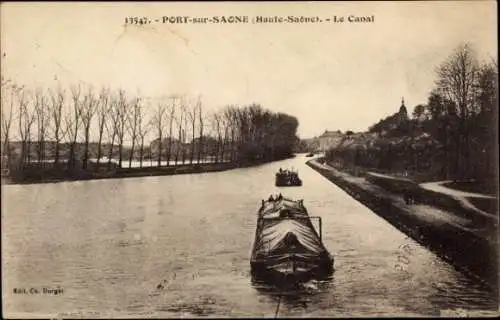 Ak Port-sur-Saône Haute Saône, Le Canal