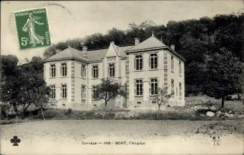 Ak Bort Corrèze, das Krankenhaus