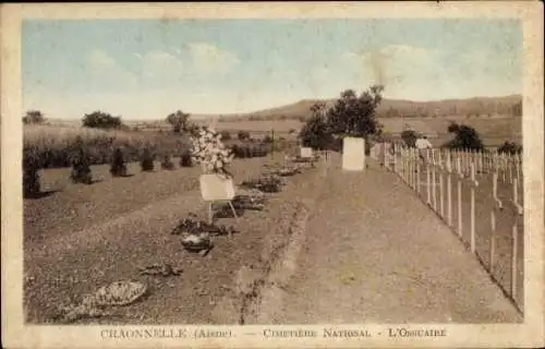 Ak Craonnelle Aisne, Nationalfriedhof, Beinhaus