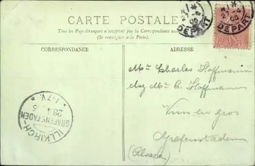 Ak Opéra Paris IX, Avenue de l’Opera