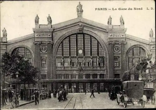 Ak Paris x, Gare du Nord