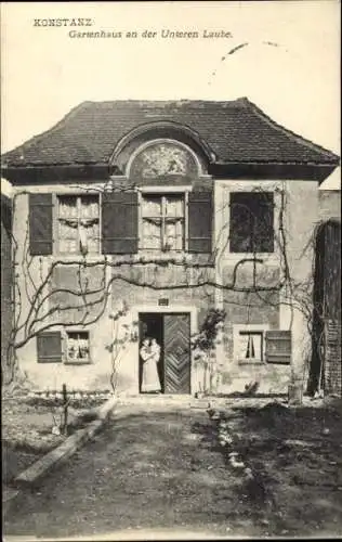 Ak Konstanz am Bodensee, Gartenhaus der Unteren Laube