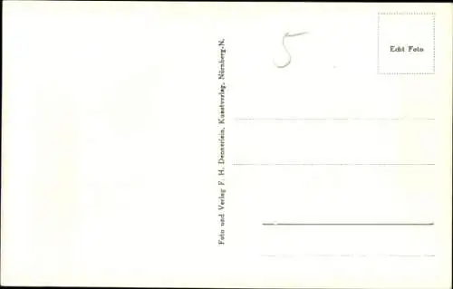 Ak Pottenstein in Oberfranken, Teilansicht, Felsenkanzel