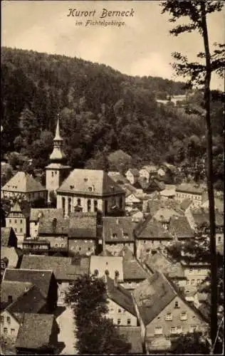 Ak Bad Berneck im Fichtelgebirge Bayern, Teilansicht