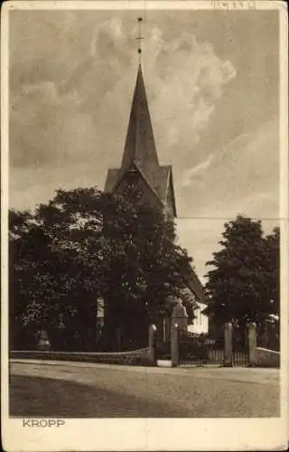 Ak Kropp in Schleswig, Kirche