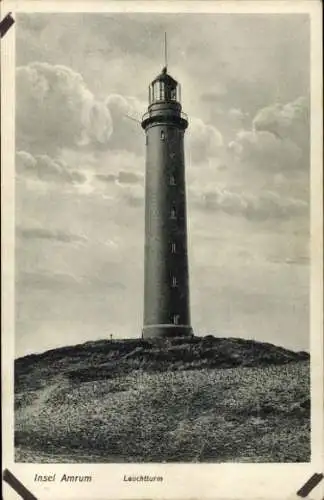 Ak Insel Amrum Nordfriesland, Leuchtturm