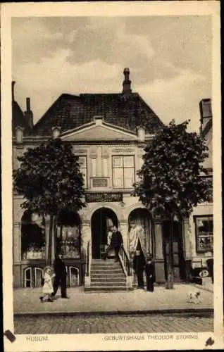 Ak Husum in Nordfriesland, Geburtshaus Theodor Storm