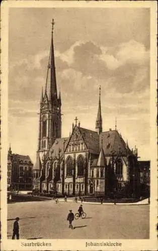 Ak Saarbrücken im Saarland, Johanniskirche